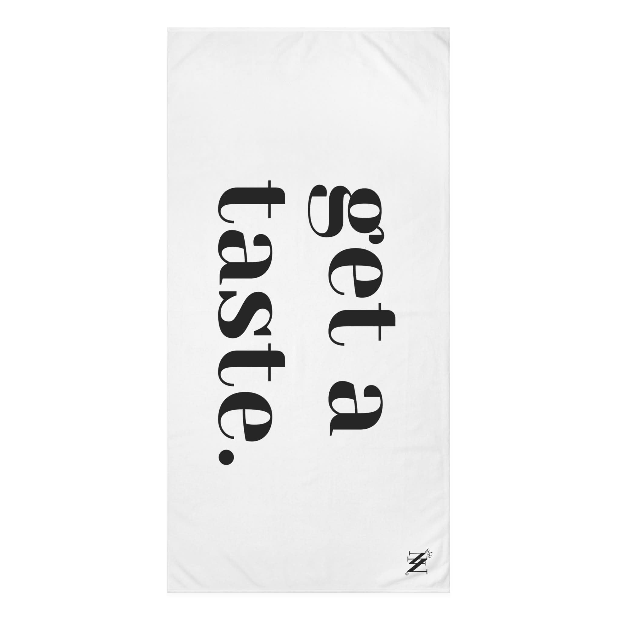 Get A Taste. | Mix & Match Naughty XL Fun-Flirty Lovers’ Towels