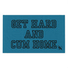 Get Hard and Cum Home Blue Mix & Match Soft Sex Towels | Naughty Lovers’ Gifts