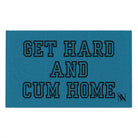 Get Hard and Cum Home Blue Mix & Match Soft Sex Towels | Naughty Lovers’ Gifts