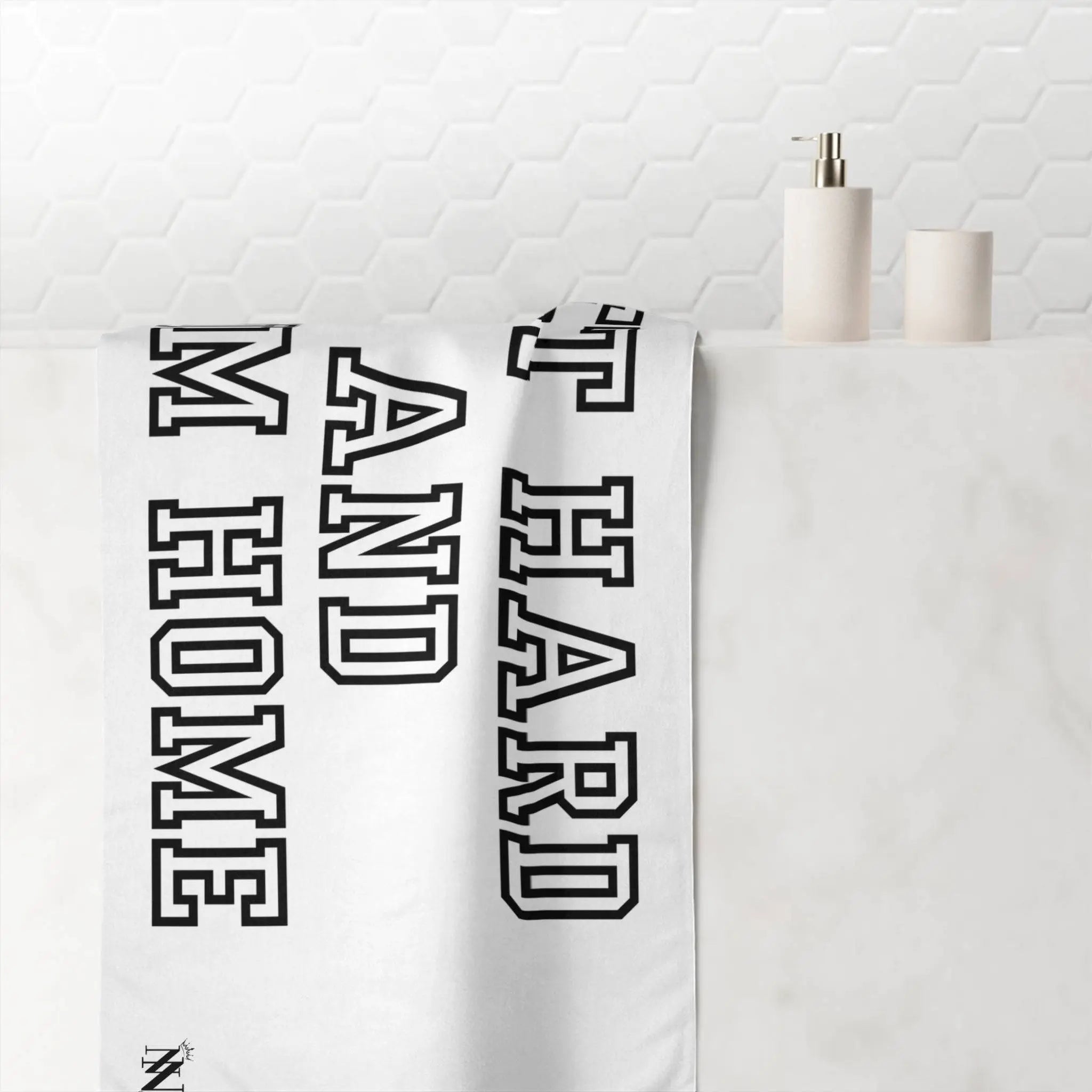 Get Hard and Cum Home | Mix & Match Naughty XL Fun-Flirty Lovers’ Towels