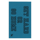 Get Hard or Go Home Blue Mix & Match Soft Sex Towels | Naughty Lovers’ Gifts