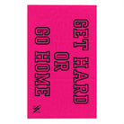 Get Hard or Go Home Pink Mix & Match Soft Sex Towels | Naughty Lovers’ Gifts