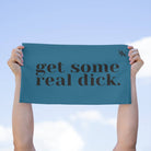 Get Some Real Dick Blue Mix & Match Soft Sex Towels | Flirty Lovers’ Gifts