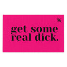 Get Some Real Dick Pink Mix & Match Soft Sex Towels | Flirty Lovers’ Gifts