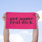 Get Some Real Dick Pink Mix & Match Soft Sex Towels | Flirty Lovers’ Gifts