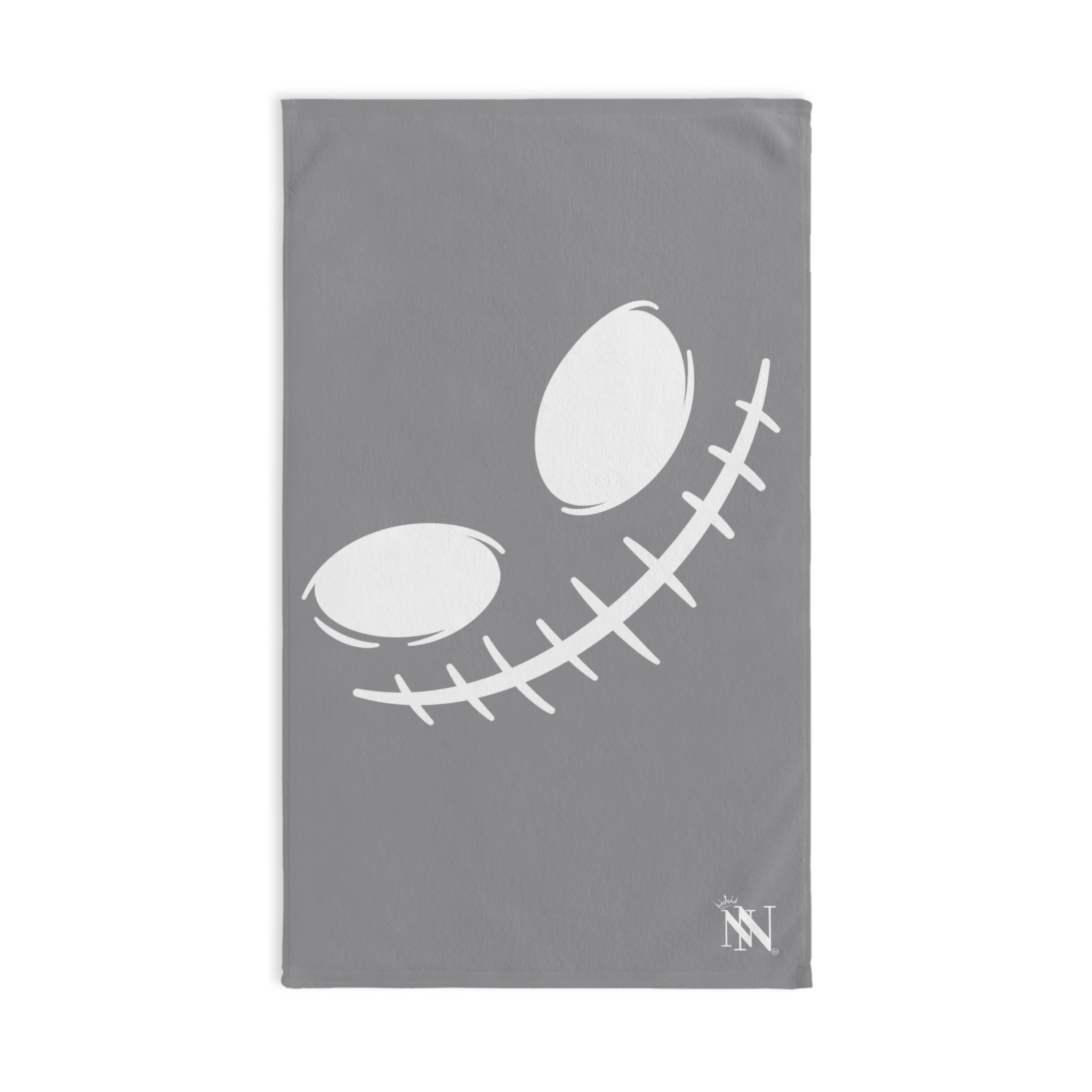 Ghoul Face Grey | Mix & Match Original Fun-Flirty Lovers’ Towels