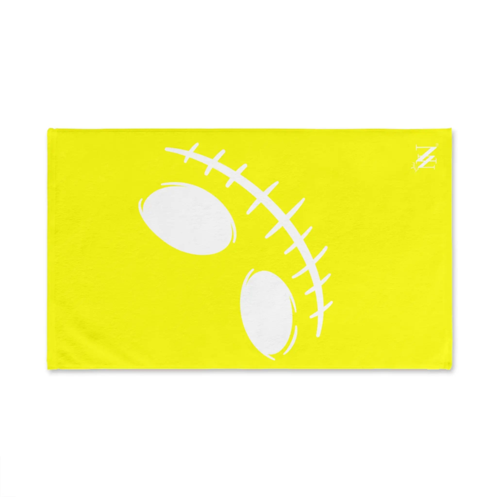 Ghoul Face Neon Yellow | Mix & Match Original Fun-Flirty Lovers’ Towels