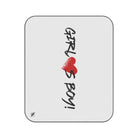 Girl Loves Boy! | Mix Match Fun-Flirty Lovers’ Water-Resistant Blankets