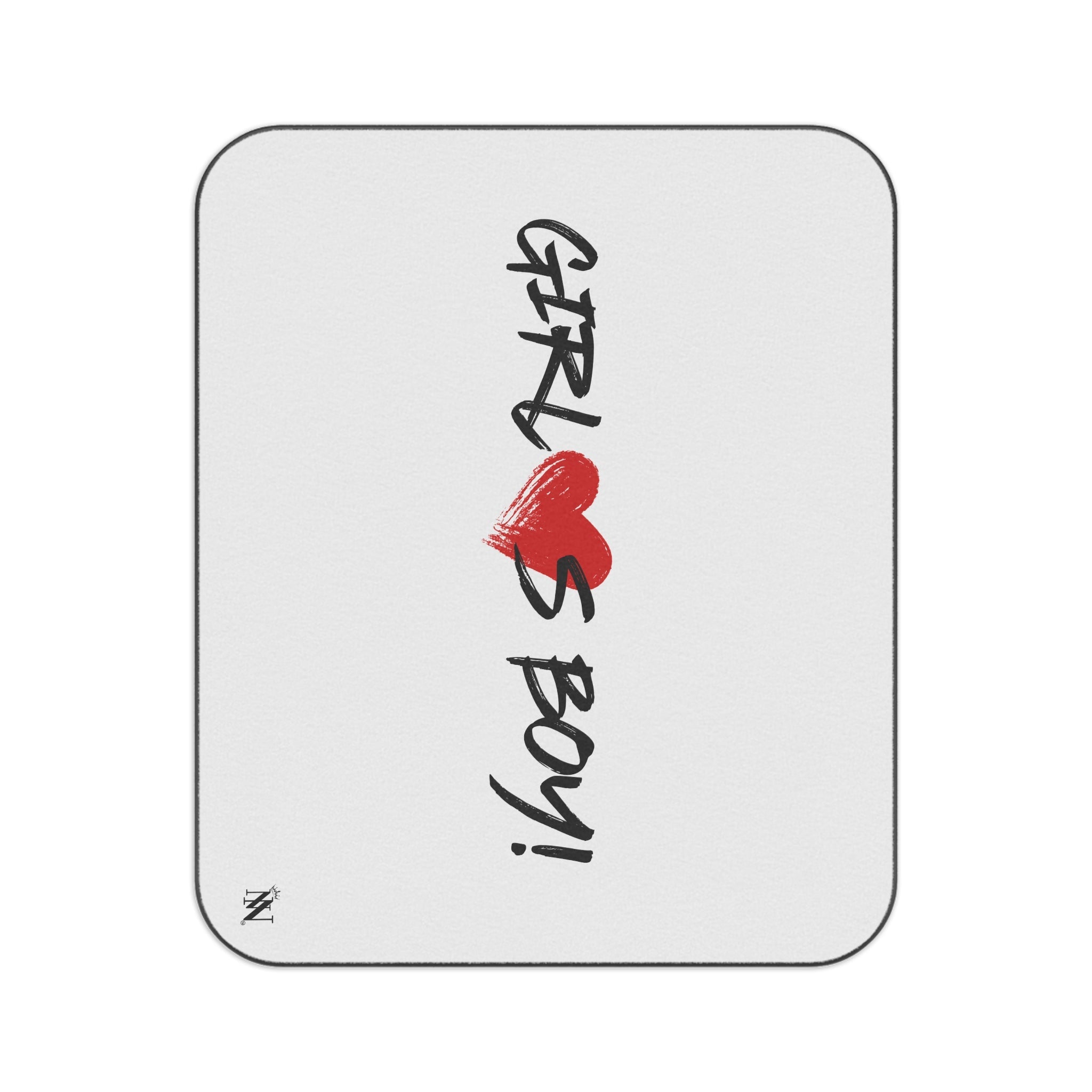 Girl Loves Boy! | Mix Match Fun-Flirty Lovers’ Water-Resistant Blankets