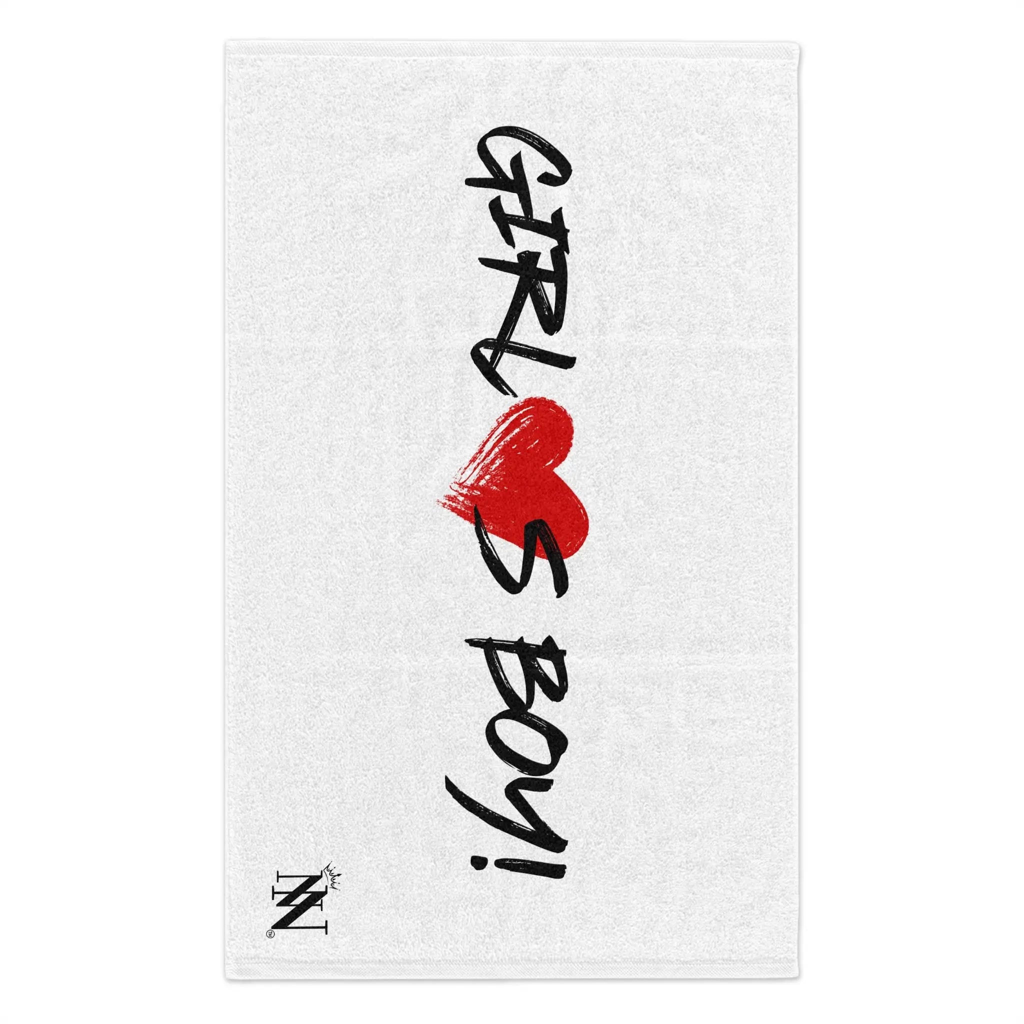 Girl Loves Boy! | Mix & Match Soft Fun-Flirty Lovers’ Towels