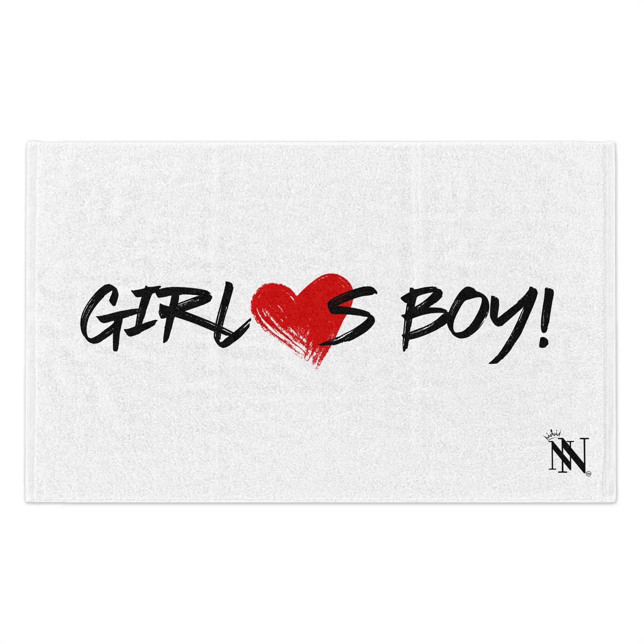 Girl Loves Boy! | Mix & Match Soft Fun-Flirty Lovers’ Towels