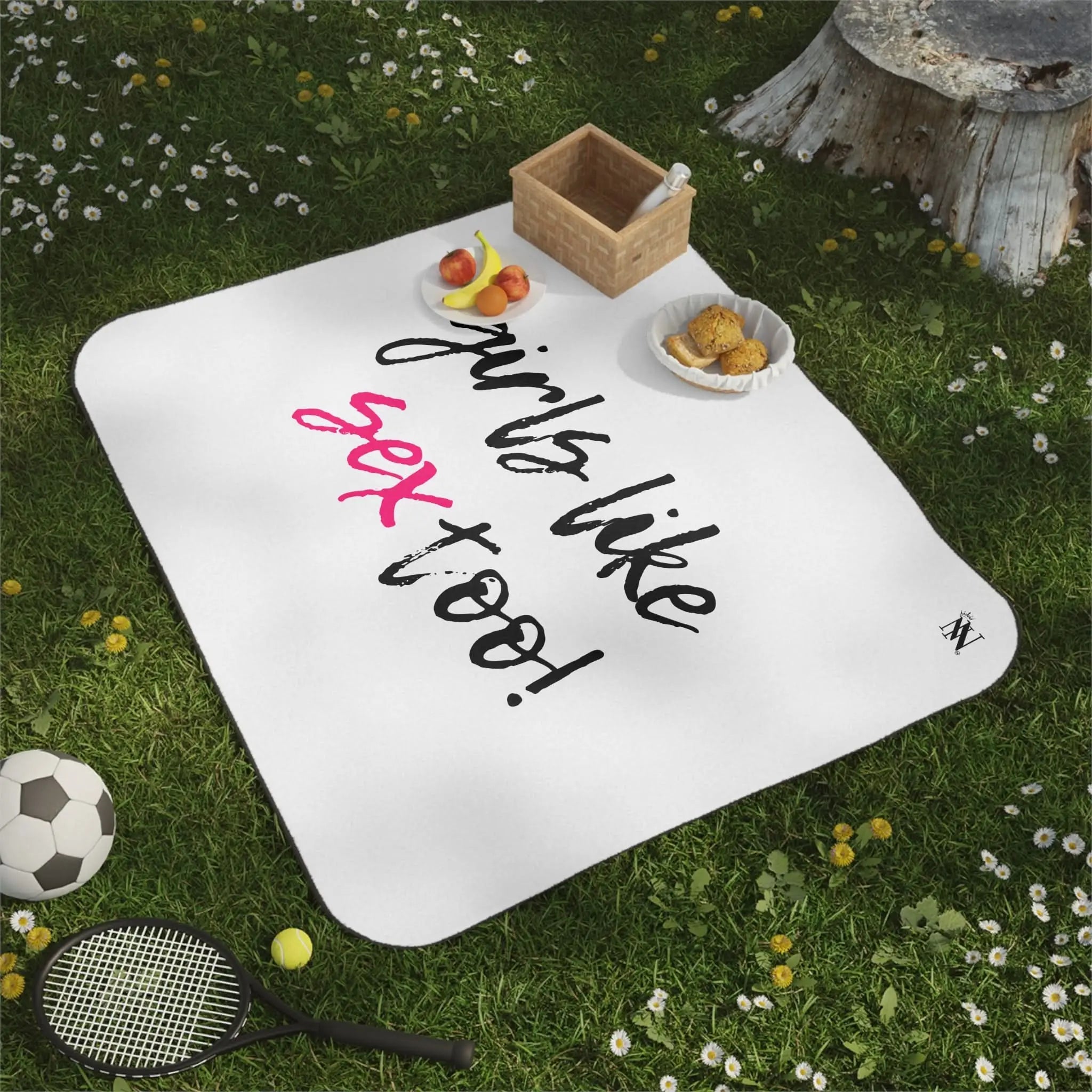 Girls Like Sex Too! | Mix Match Fun-Flirty Lovers’ Water-Resistant Blankets