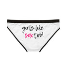 Girls Like Sex Too! | Mix & Match Women’s Fun-Flirty Lovers’ Panties