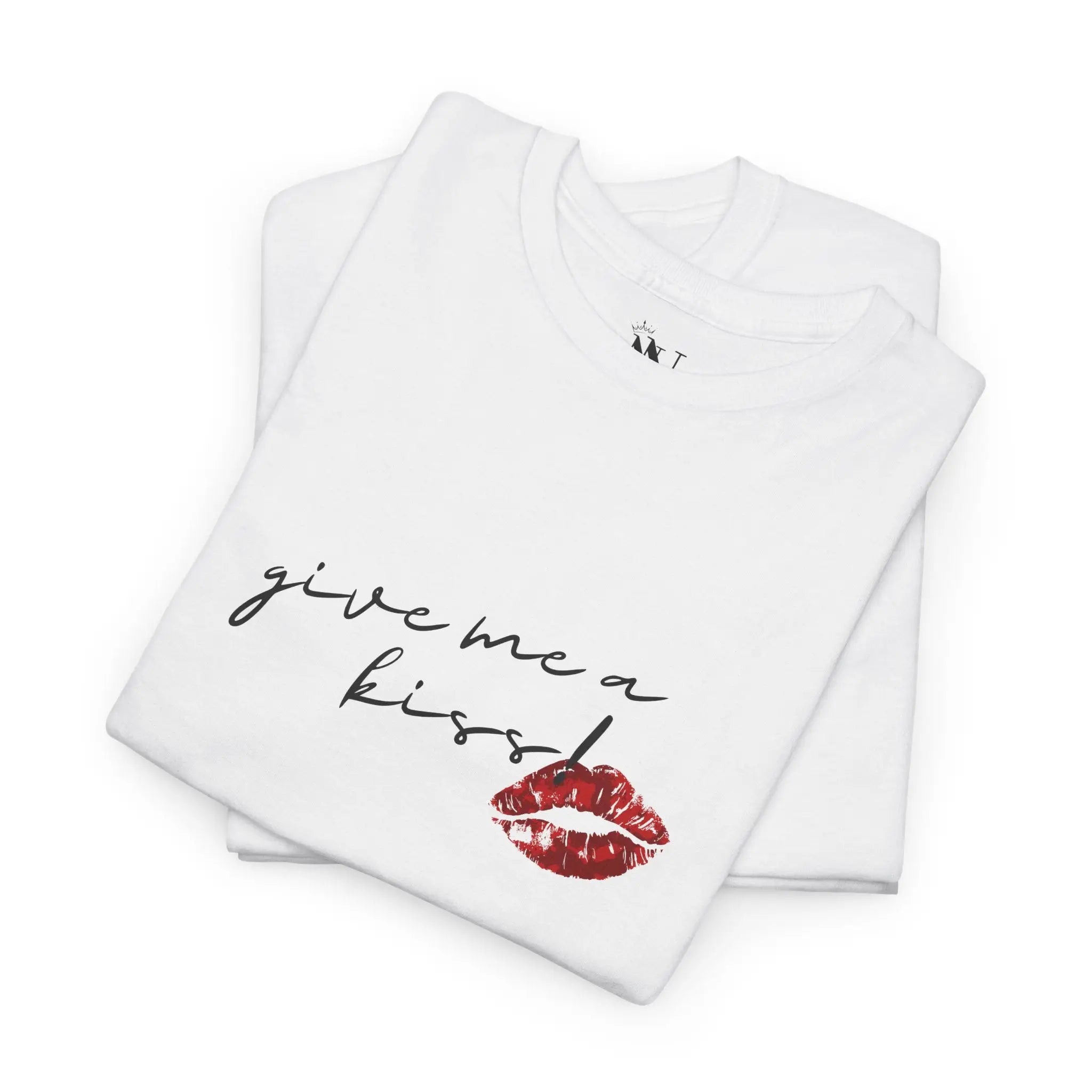 Give Me A Kiss | Mix & Match 100% Cotton Unisex Fun-Flirty Lovers’ Tees