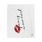 Give Me A Kiss | Mix & Match Fun-Flirty Lovers’ Blankets