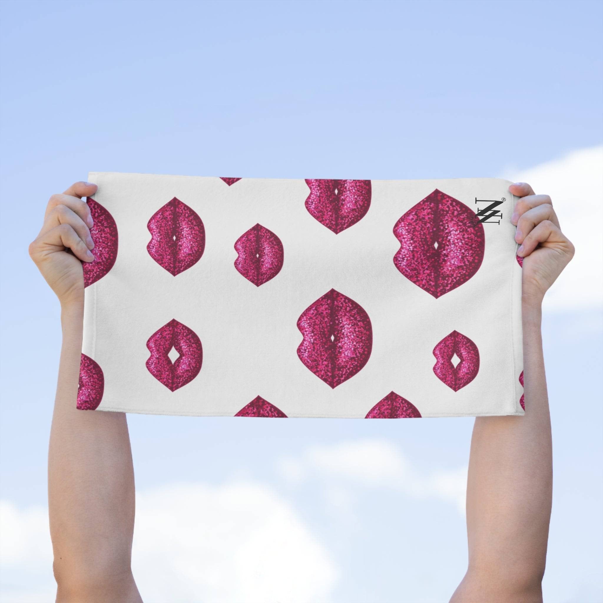 Glitter Lips | Mix & Match Soft Fun-Flirty Lovers’ Towels