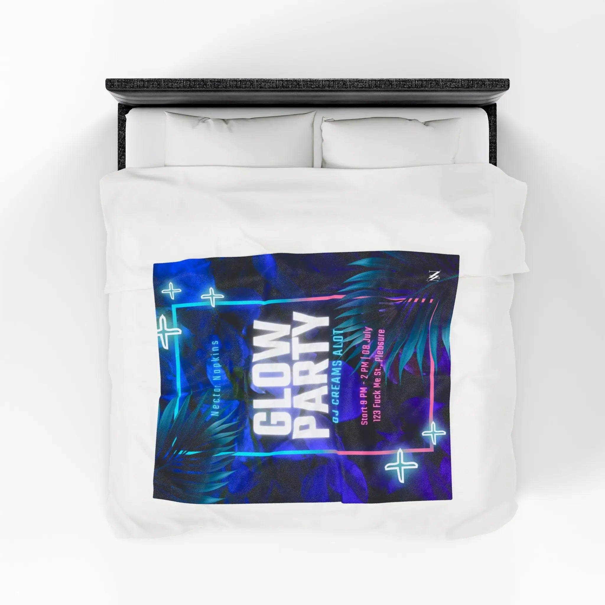 Glow Party | Mix & Match Fun-Flirty Lovers’ Blankets