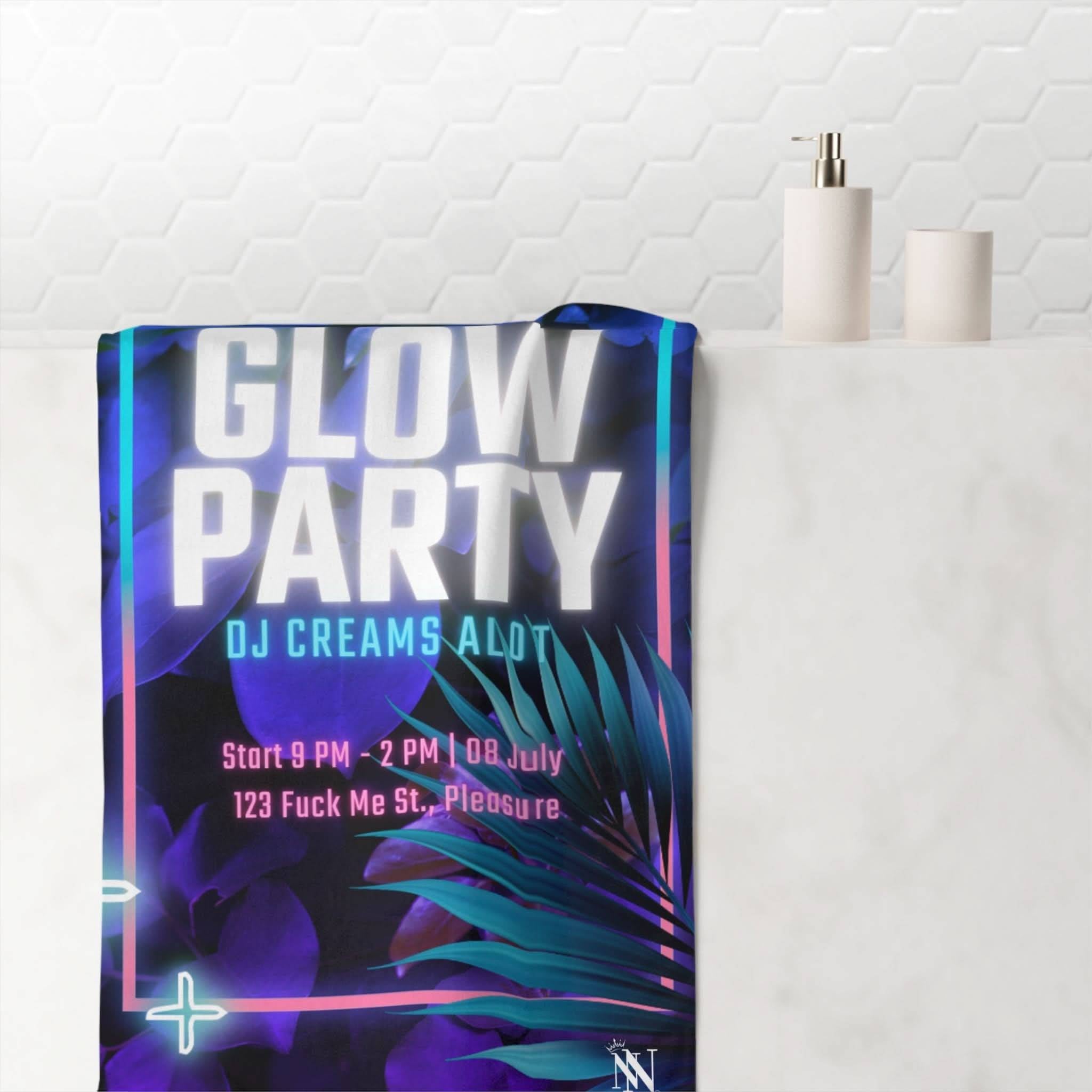 Glow Party | Mix & Match Naughty XL Fun-Flirty Lovers’ Towels