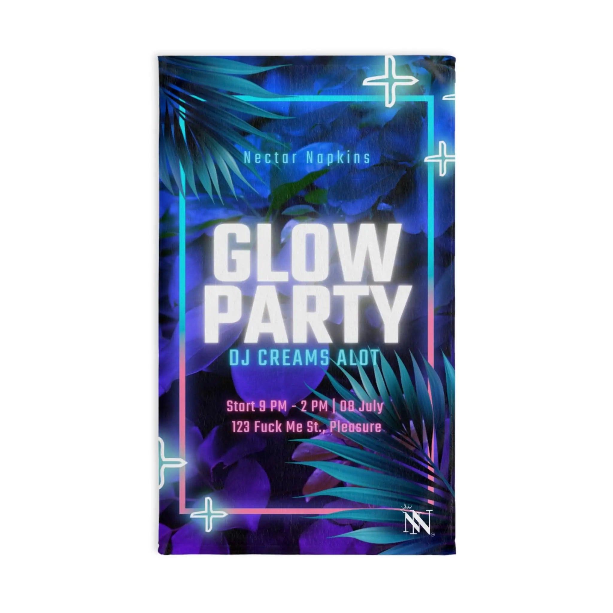 Glow Party | Mix & Match Original Fun-Flirty Lovers’ Towels