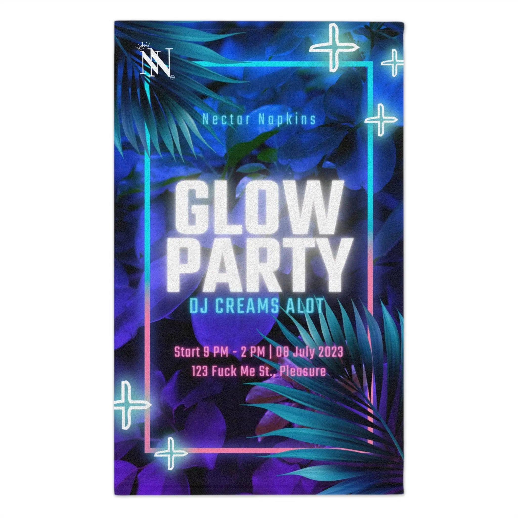 Glow Party | Mix & Match Soft Fun-Flirty Lovers’ Towels