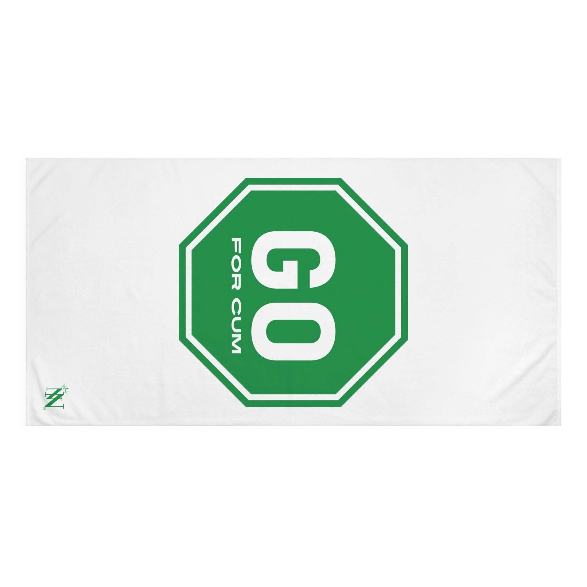 Go For Cum Sign | Mix & Match Naughty XL Fun-Flirty Lovers’ Towels