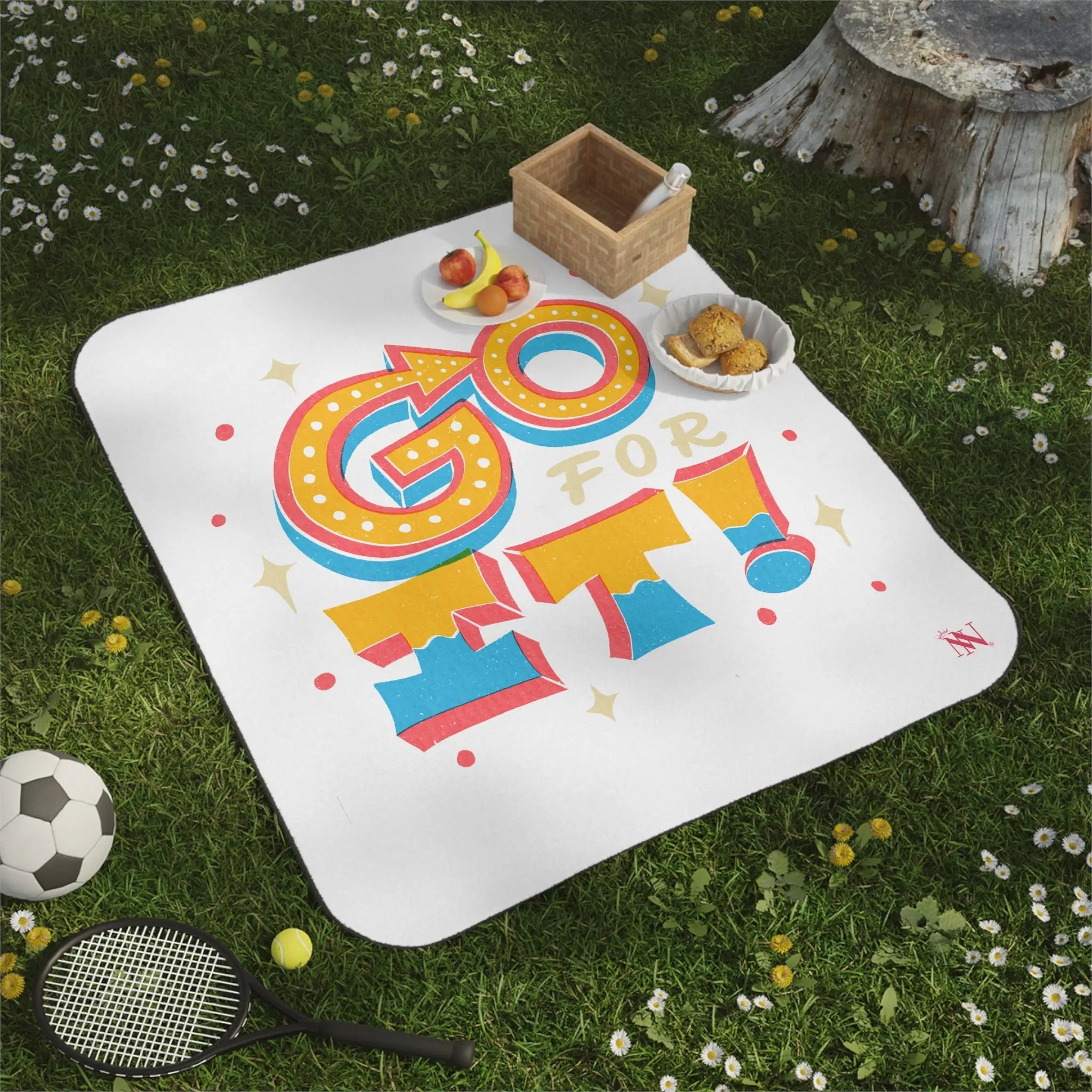 Go For IT! | Mix Match Fun-Flirty Lovers’ Water-Resistant Blankets