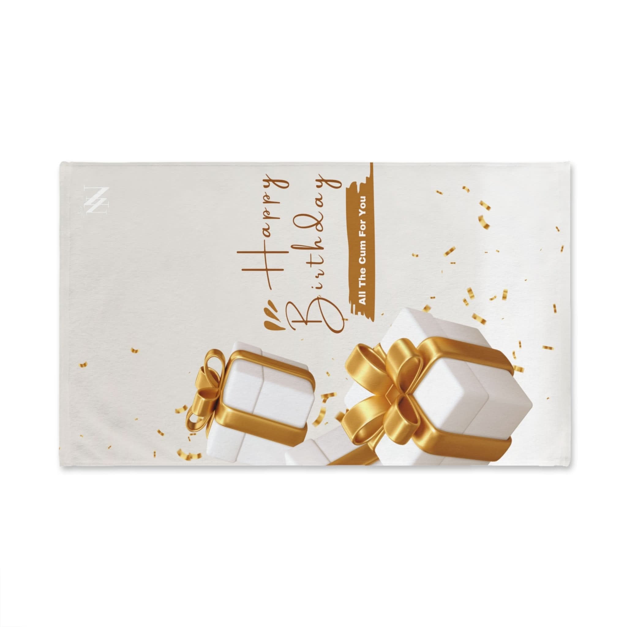 Gold Happy Birthday | Mix & Match Original Fun-Flirty Lovers’ Towels