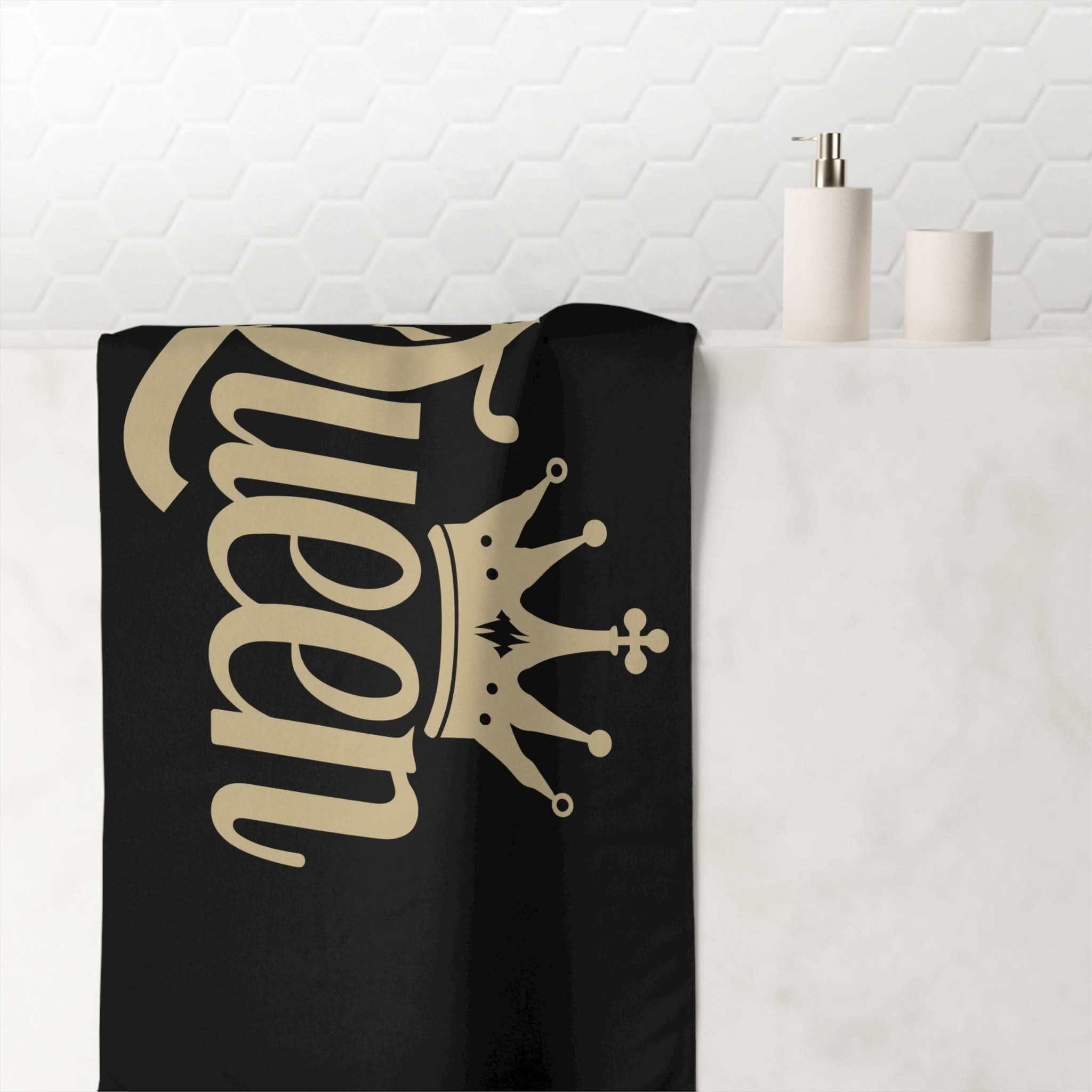 Gold Queen | Mix & Match Naughty XL Fun-Flirty Lovers’ Towels