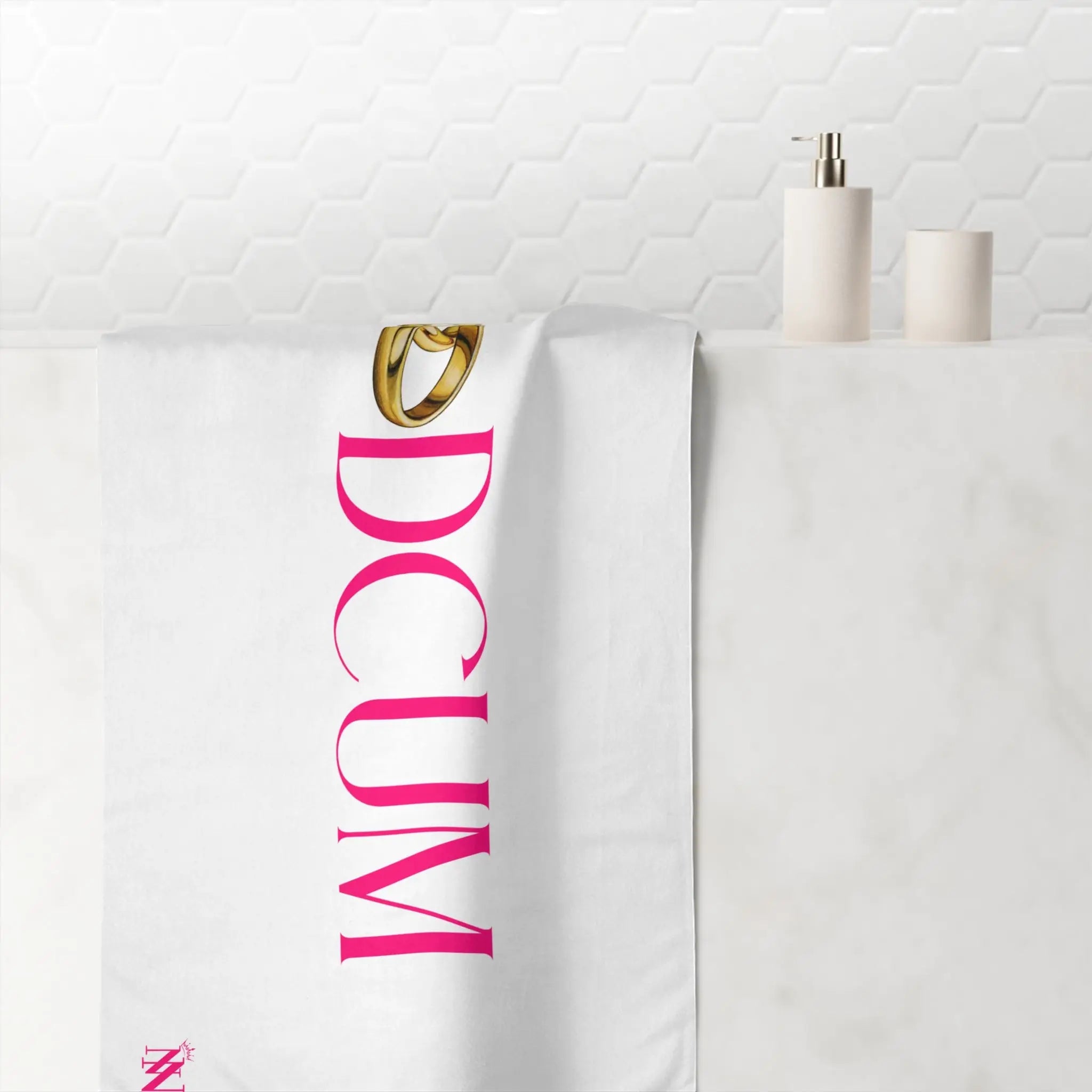 Good Cum Wedding Rings | Mix & Match XL Fun-Flirty Lovers’ Towels