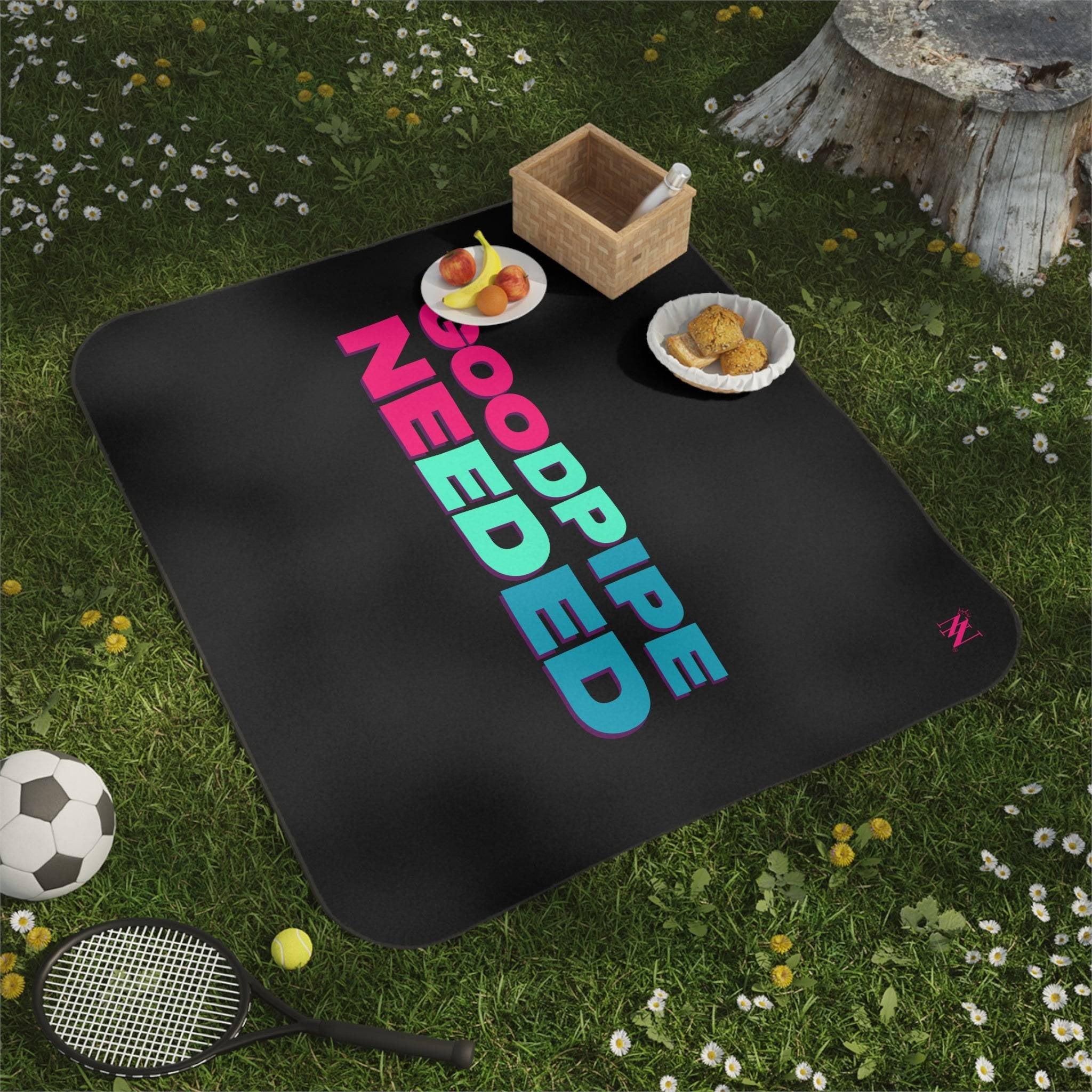 Good Pipe Needed | Mix Match Fun-Flirty Lovers’ Water-Resistant Blankets