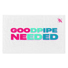 Good Pipe Needed White | Mix & Match Soft Fun-Flirty Lovers’ Towels