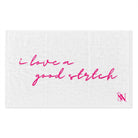 Good Stretch White | Mix & Match Soft Fun-Flirty Lovers’ Towels
