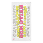 Goodbye Miss Hello Mrs | Mix & Match XL Fun-Flirty Lovers’ Towels