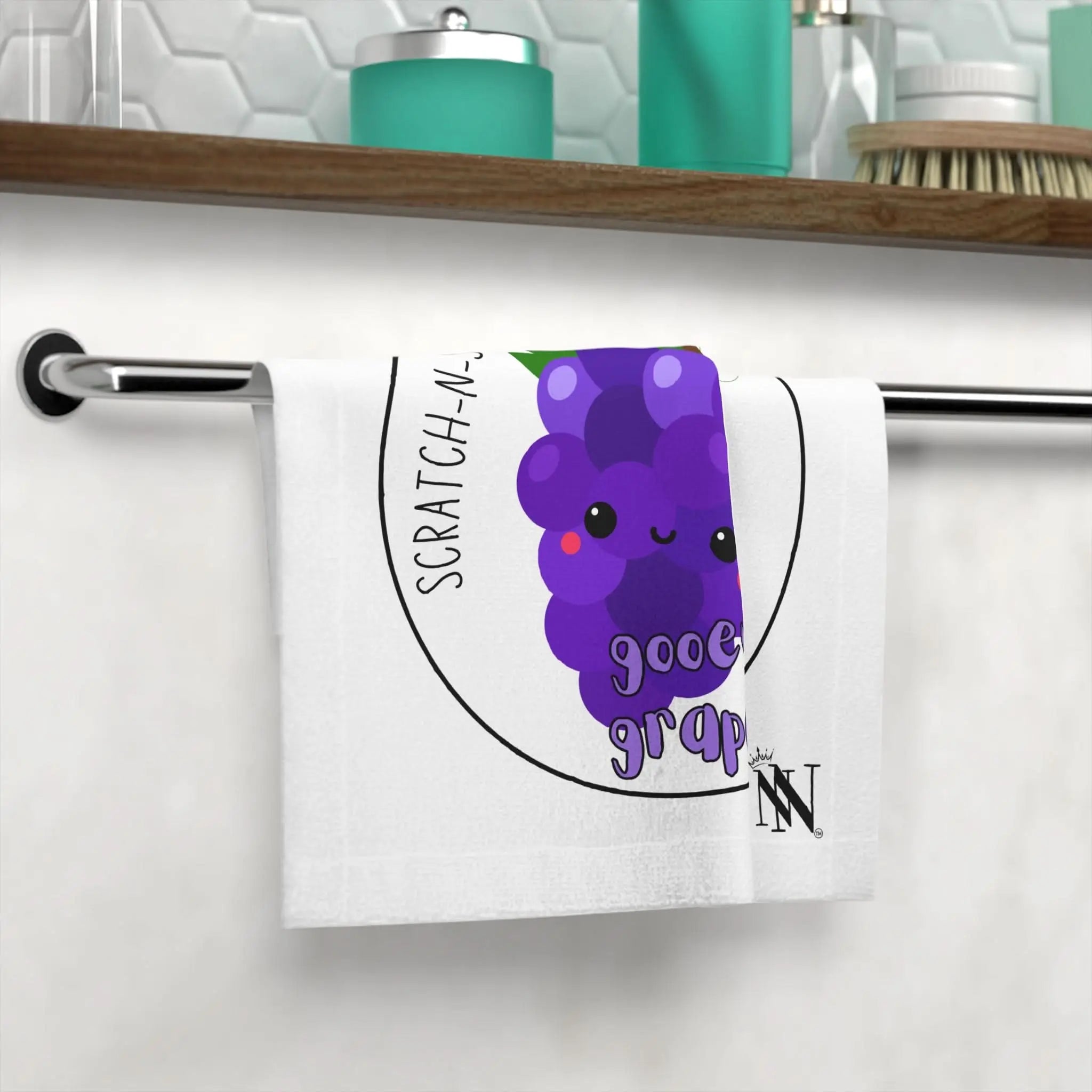 Gooey Grape Scratch N Sniff | Mix & Match Lils’ Fun-Flirty Lovers’ Towels