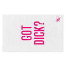 Got Dick? White | Mix & Match Soft Fun-Flirty Lovers’ Towels