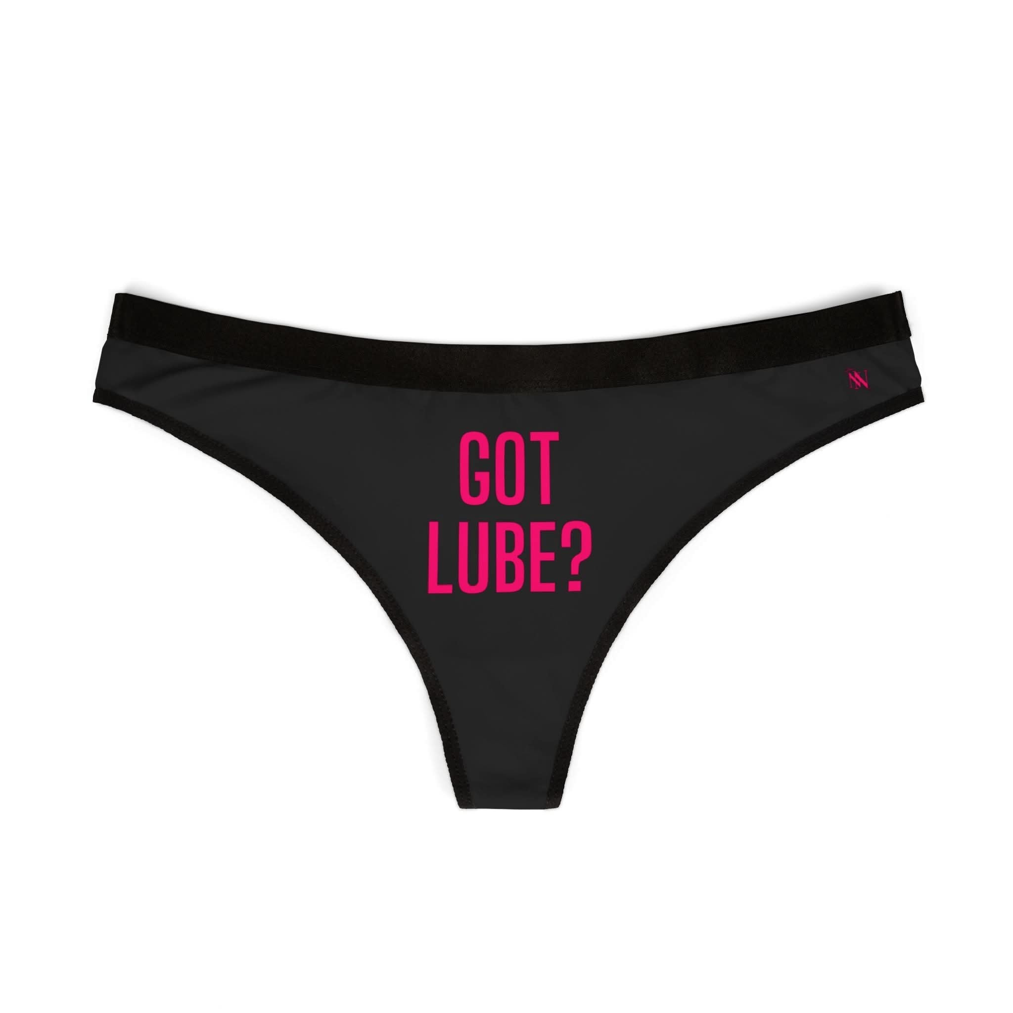 Got Lube? Mix Match Women’s Thong Sex Panties | Playful Gifts