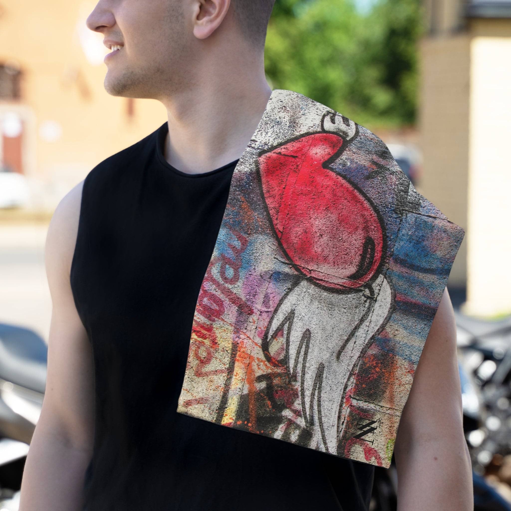 Graffiti Heart | Mix & Match Soft Fun-Flirty Lovers’ Towels