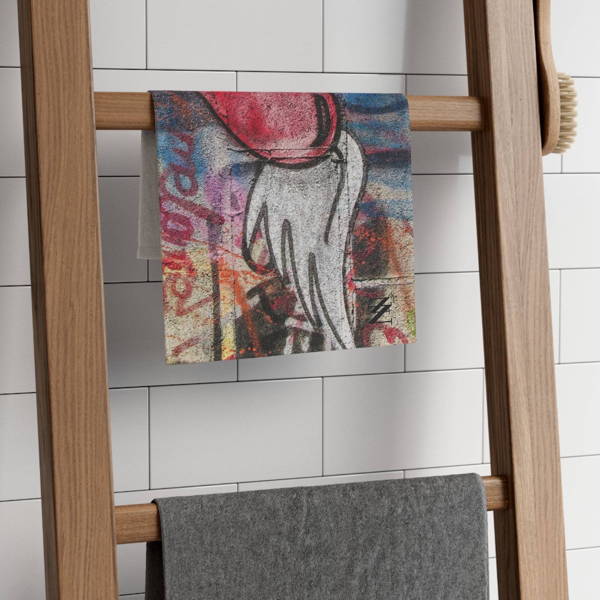 Graffiti Heart | Mix & Match Soft Fun-Flirty Lovers’ Towels