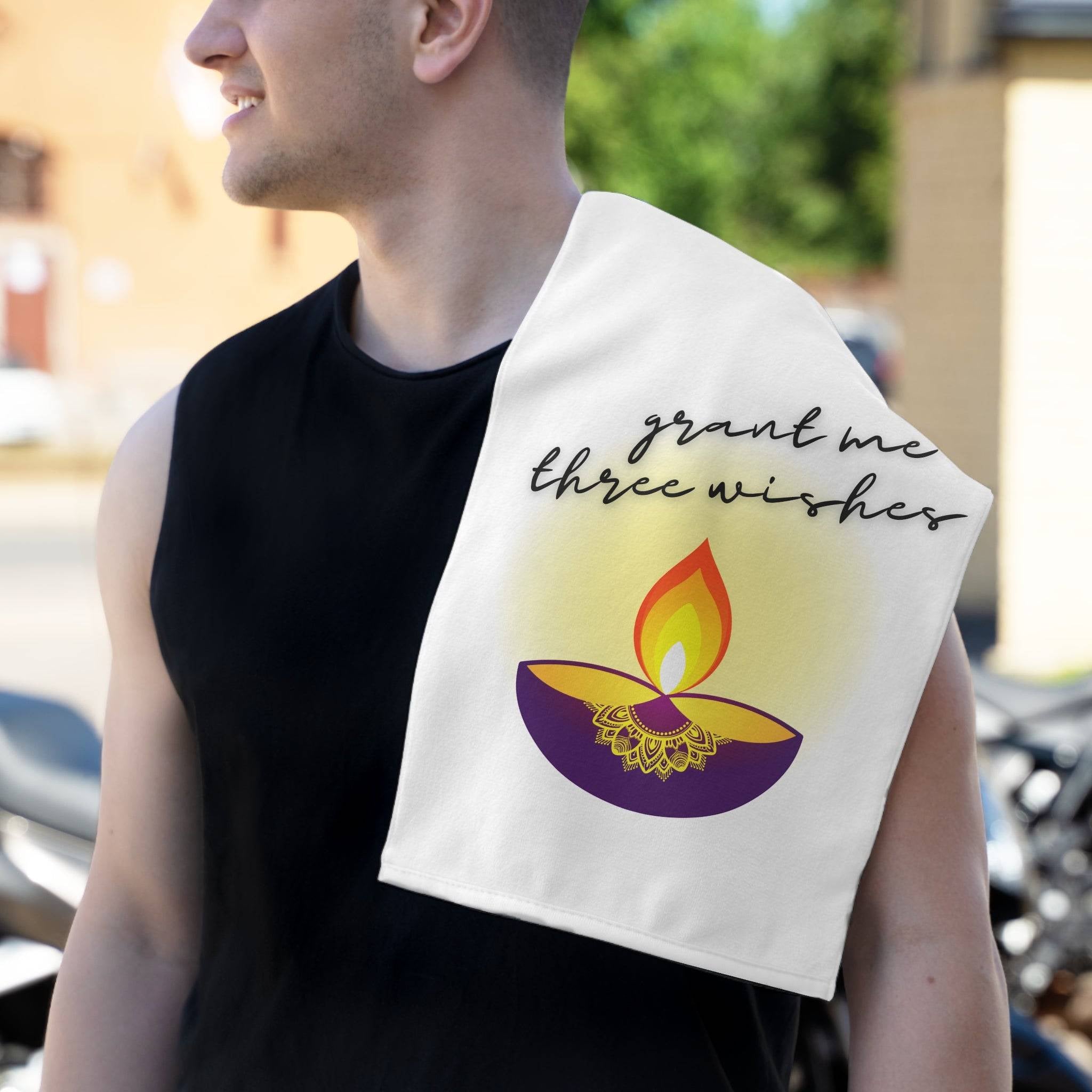 Grant Me Three Wishes | Mix & Match Soft Fun-Flirty Lovers’ Towels