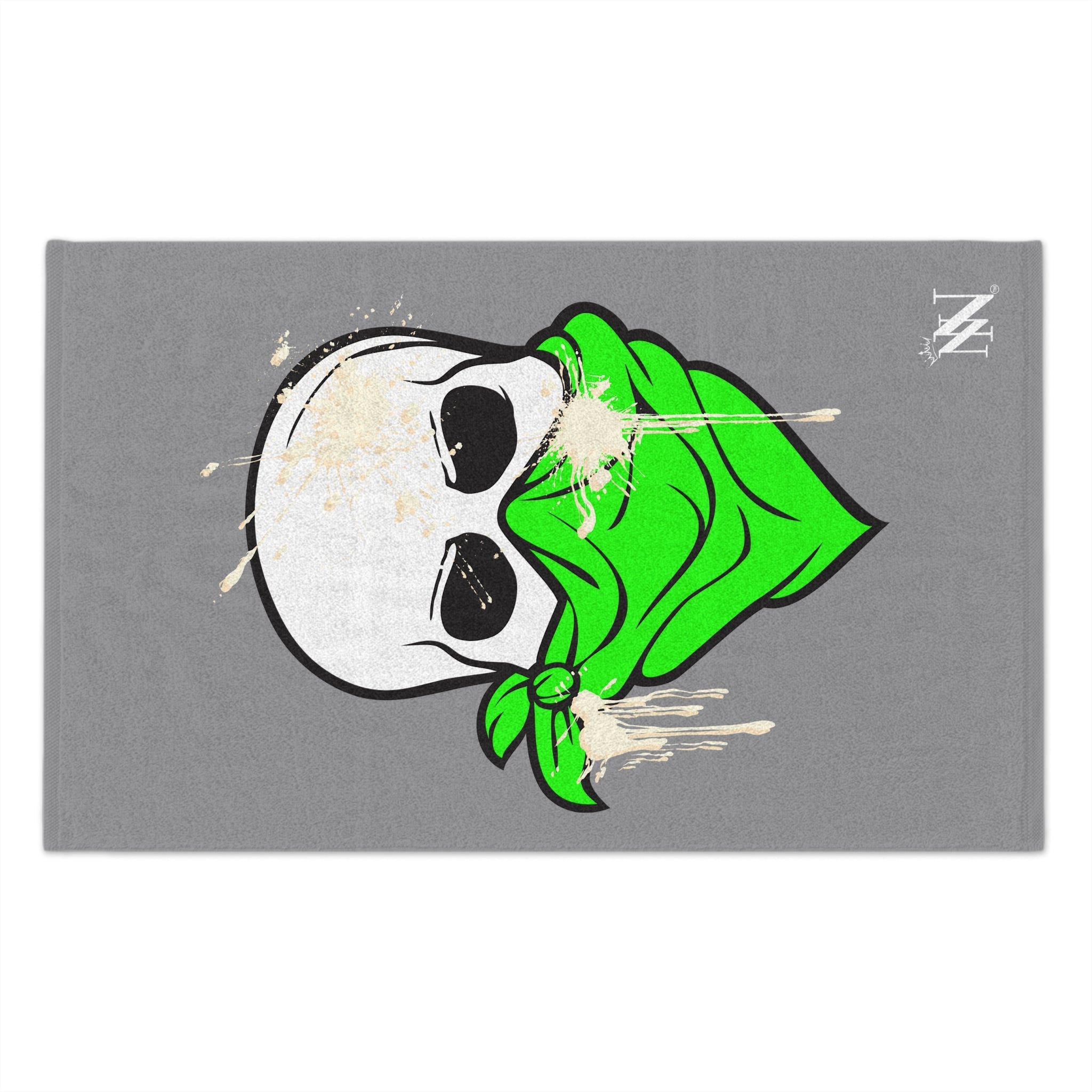 Green Cum Bandit Grey | Mix & Match Soft Fun-Flirty Lovers’ Towels