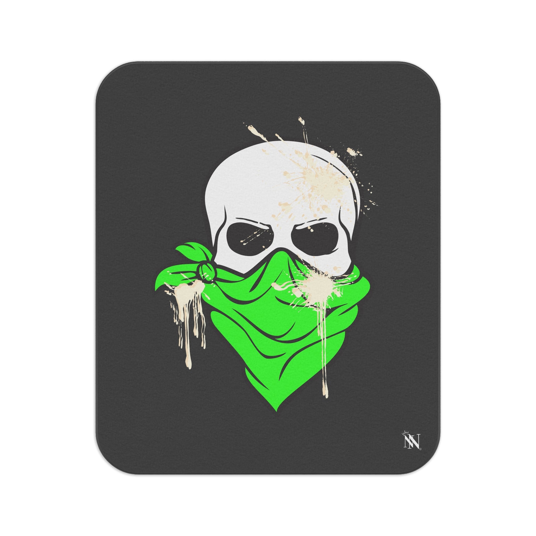 Green Cum Bandit | Mix Match Fun-Flirty Lovers’ Water-Resistant Blankets