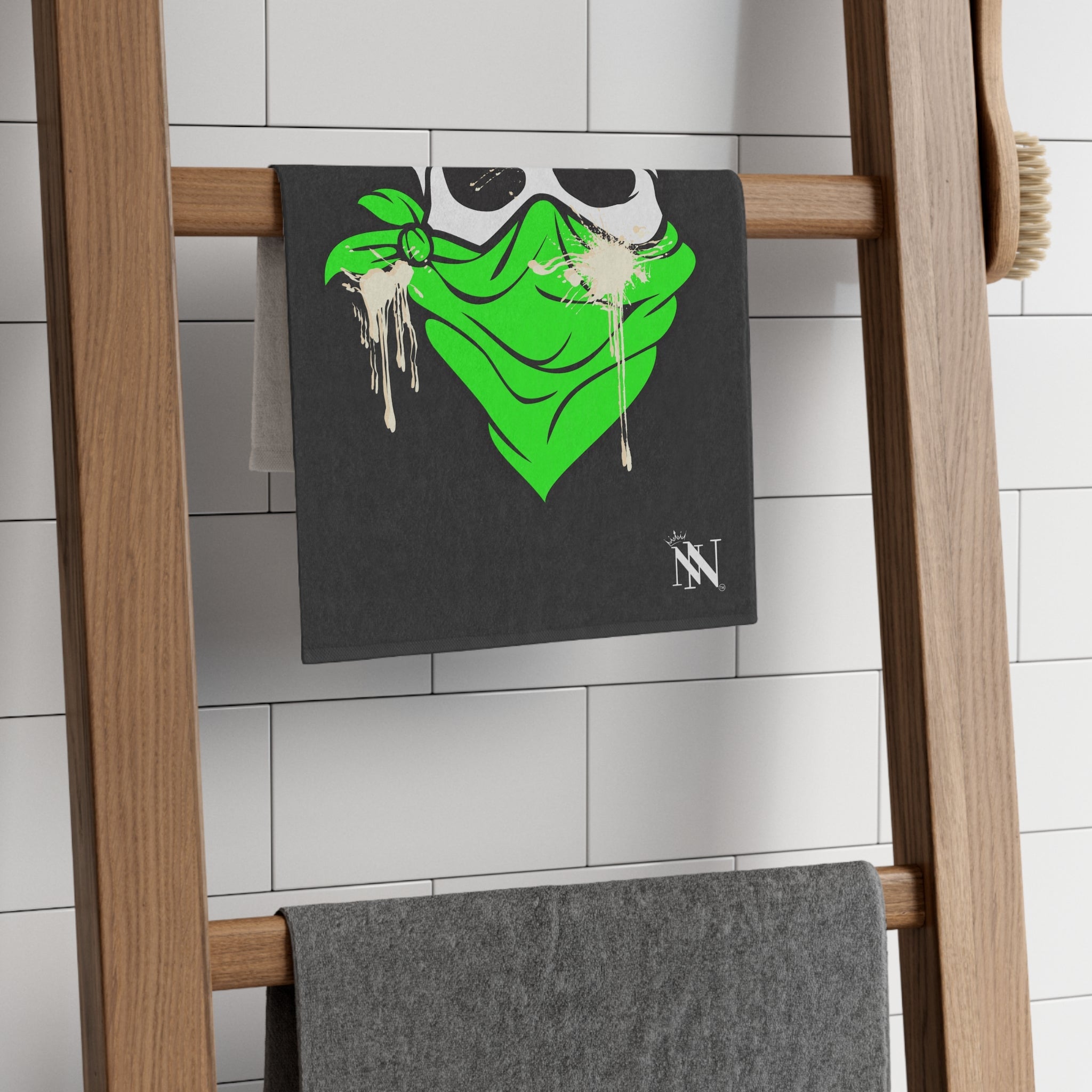 Green Cum Bandit | Mix & Match Soft Fun-Flirty Lovers’ Towels