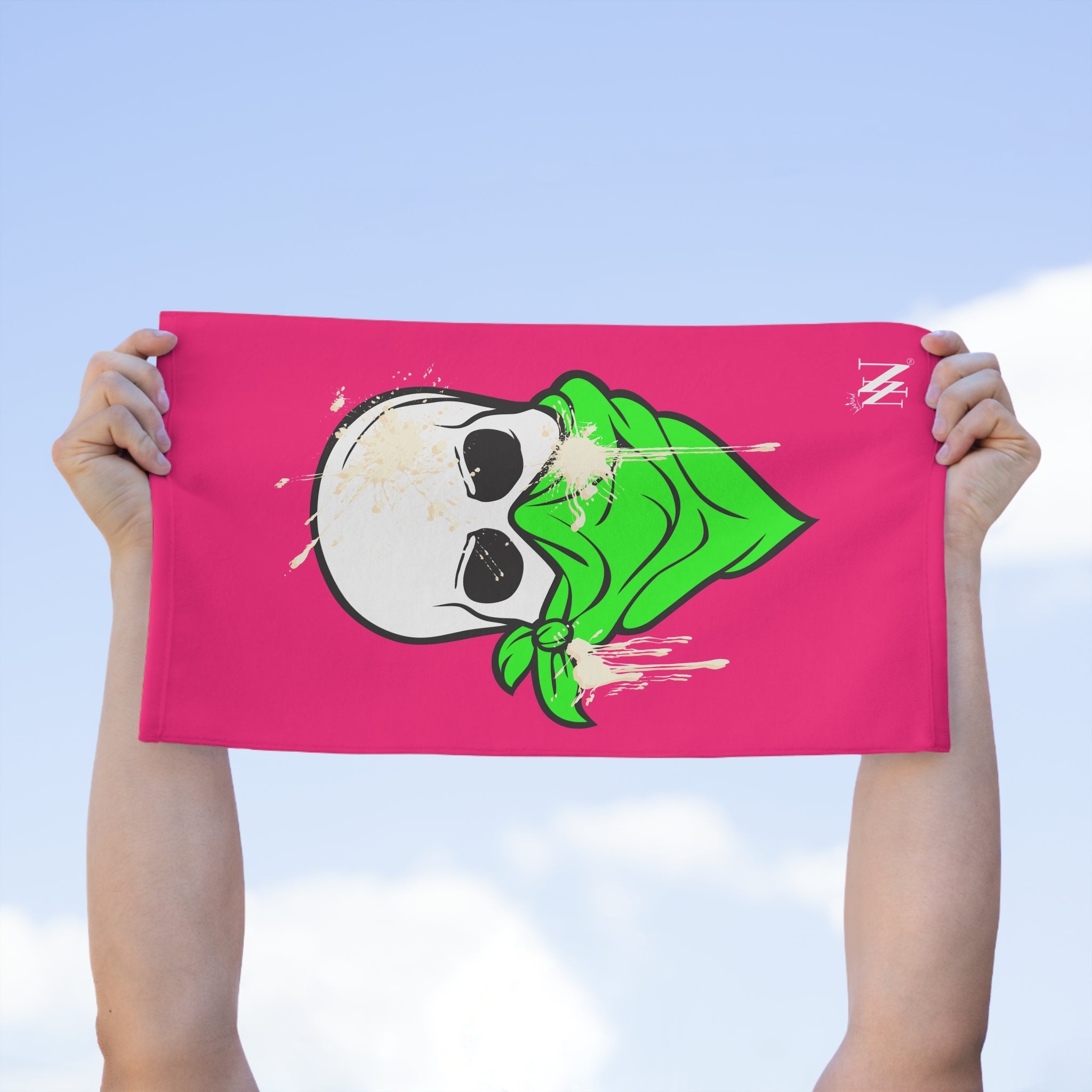Green Cum Bandit Pink | Mix & Match Soft Fun-Flirty Lovers’ Towels