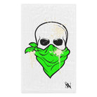 Green Cum Bandit White | Mix & Match Soft Fun-Flirty Lovers’ Towels