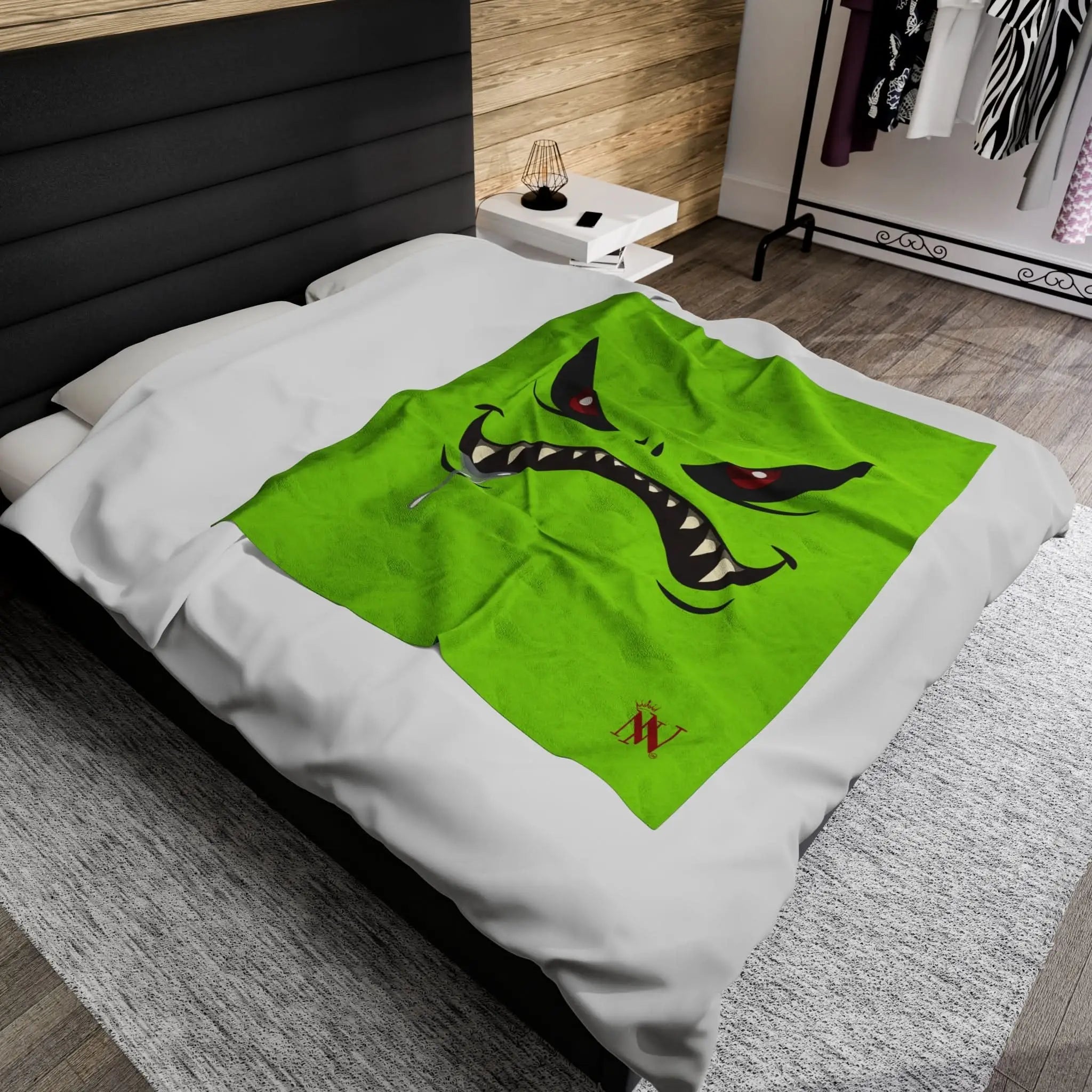 Green Monster | Mix & Match Fun-Flirty Lovers’ Blankets