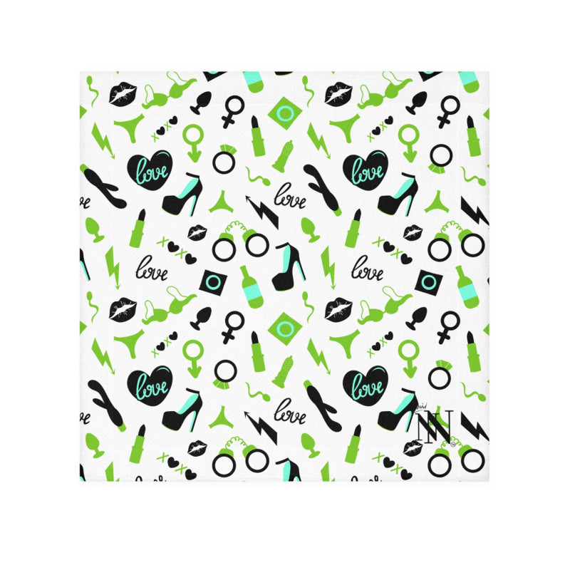 Green Sex Toys | Mix & Match Lils’ Fun-Flirty Lovers’ Towels