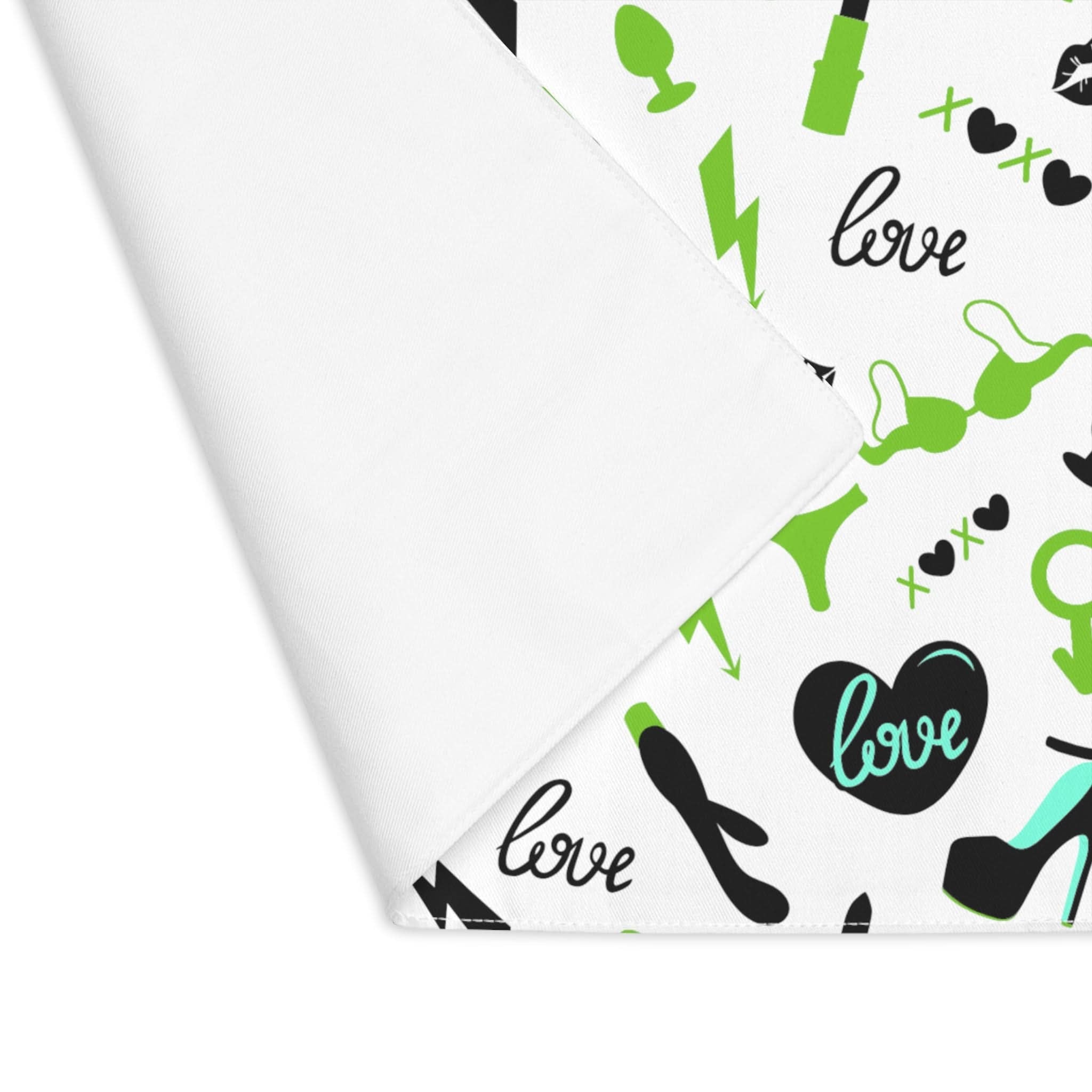 Green Sex Toys | Mix & Match Playful Fun-Flirty Lovers’ Toy Mats