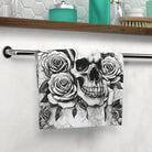 Grey Washed Skull & Roses | Mix & Match Lils’ Fun-Flirty Lovers’ Towels