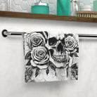 Grey Washed Skull & Roses | Mix & Match Lils’ Fun-Flirty Lovers’ Towels