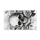 Grey Washed Skull & Roses | Mix & Match Original Fun-Flirty Lovers’ Towels